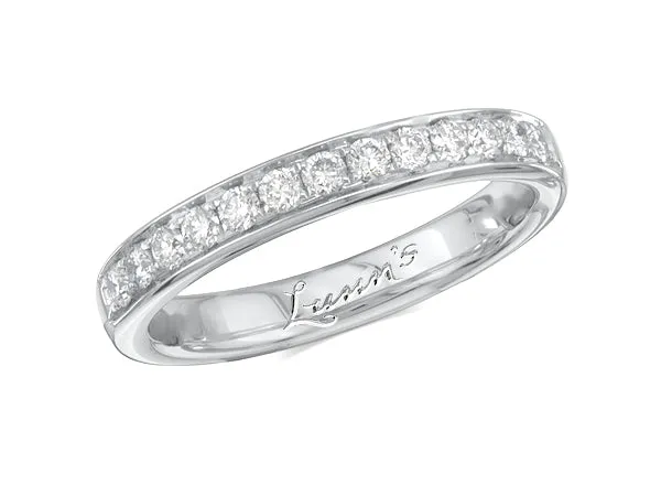 0.24ct Diamond Platinum Wedding Ring