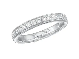 0.24ct Diamond Platinum Wedding Ring