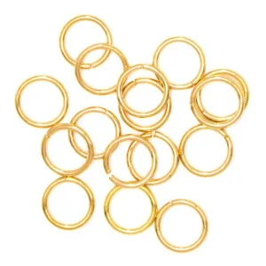 14KT Gold Plated Jump Rings from CousinDIY