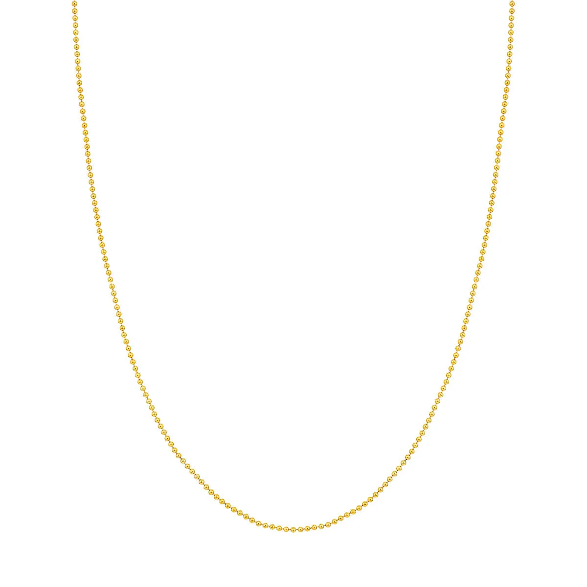 1.5mm Bead Chain with Lobster Lock