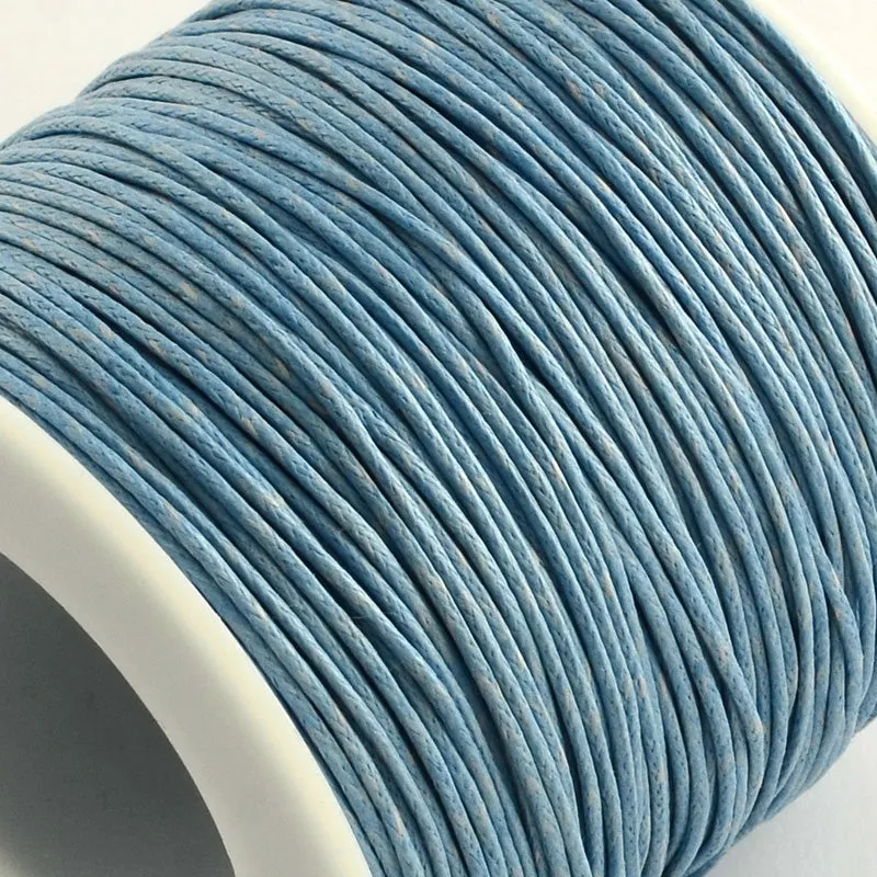 1mm Wax Cotton (10m) - Light Steel Blue