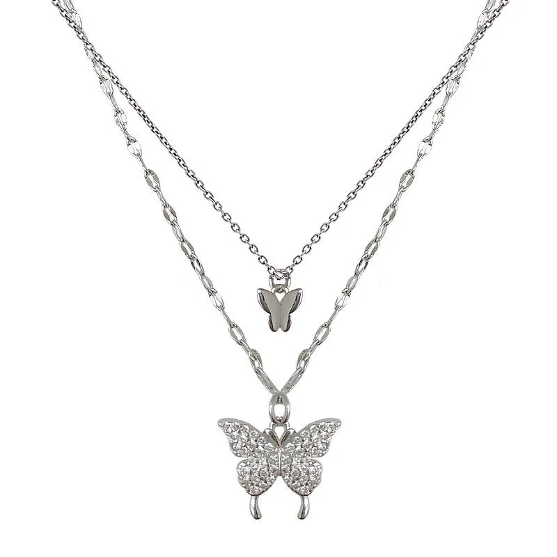 4 in 1 Butterfly 925 Necklace Set – Elegant & Timeless