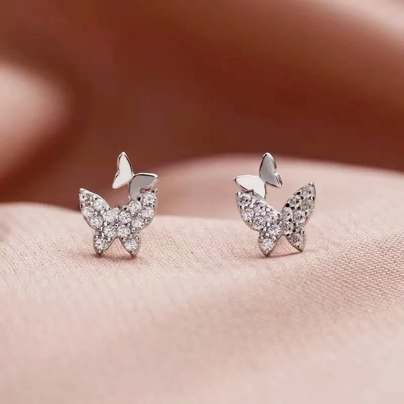 4 in 1 Butterfly 925 Necklace Set – Elegant & Timeless