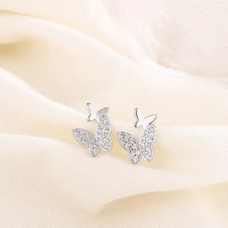 4 in 1 Butterfly 925 Necklace Set – Elegant & Timeless