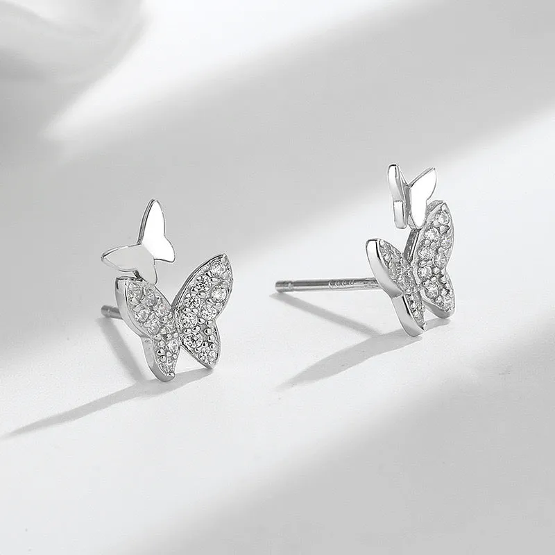4 in 1 Butterfly 925 Necklace Set – Elegant & Timeless