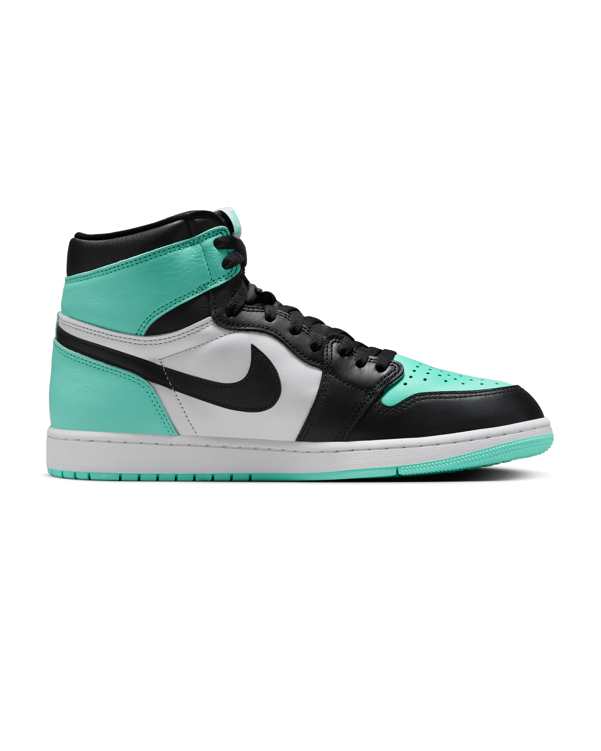 Air Jordan 1 Retro High Og - White / Black / Green Glow