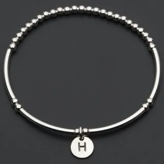 Alphabet Bracelet - Silver