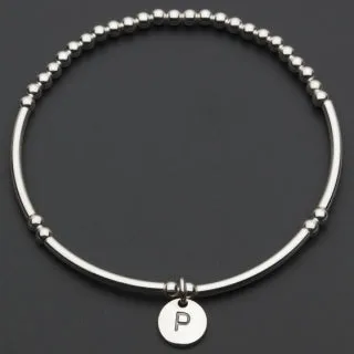 Alphabet Bracelet - Silver