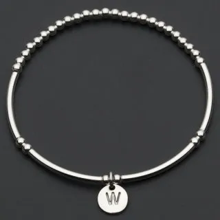 Alphabet Bracelet - Silver