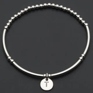 Alphabet Bracelet - Silver