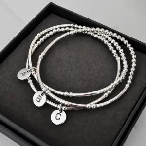 Alphabet Bracelet - Silver