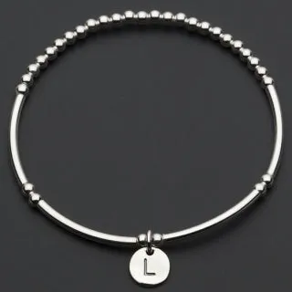 Alphabet Bracelet - Silver