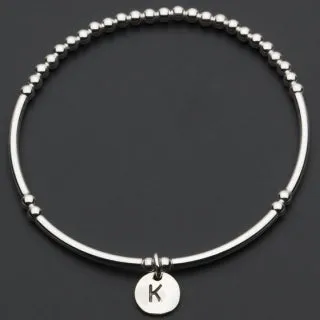 Alphabet Bracelet - Silver