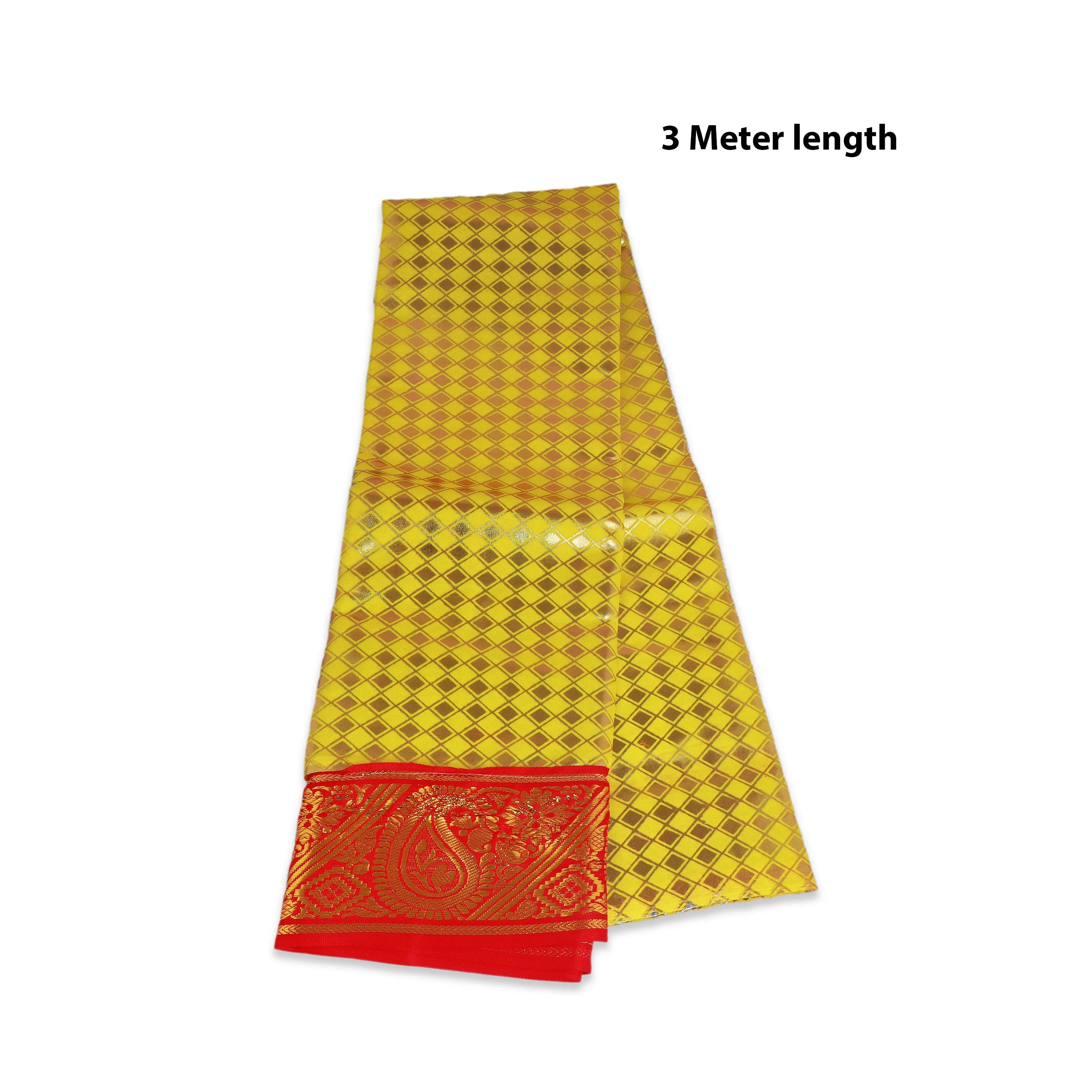 Amman Saree - 3 Mtr | Devi Dress/ Satin Material/ Deity Dress/ Saree for Goddess