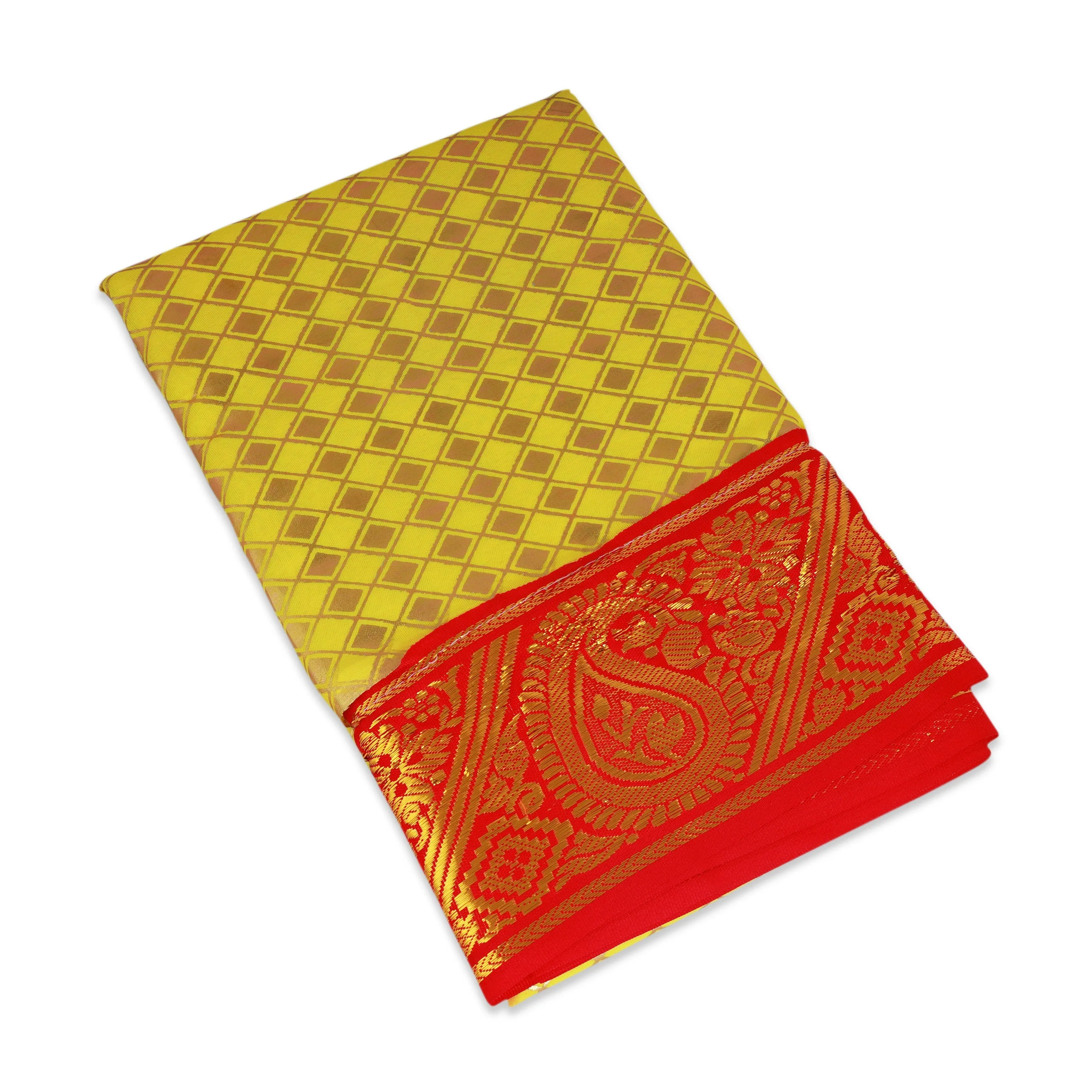 Amman Saree - 3 Mtr | Devi Dress/ Satin Material/ Deity Dress/ Saree for Goddess