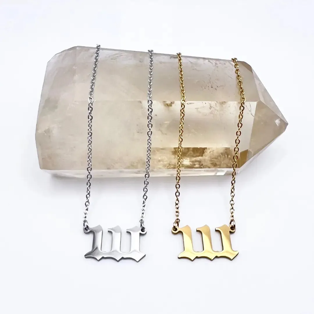 Angel Number Necklaces