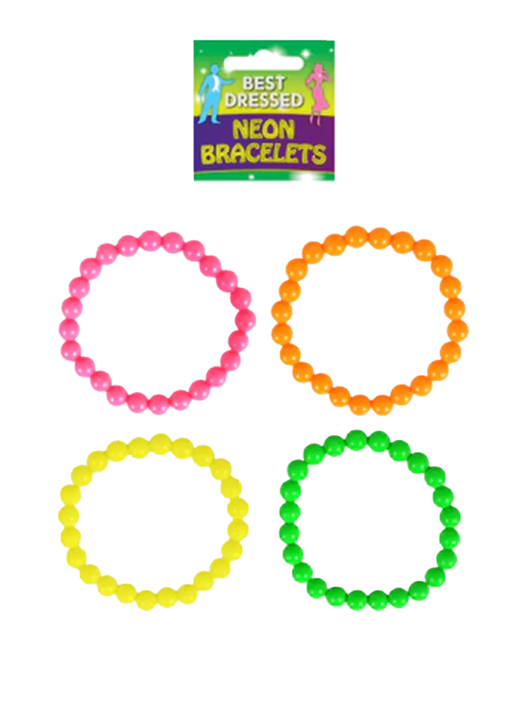 Assorted Neon Bracelets (20cm)