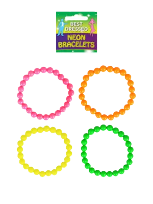 Assorted Neon Bracelets (20cm)