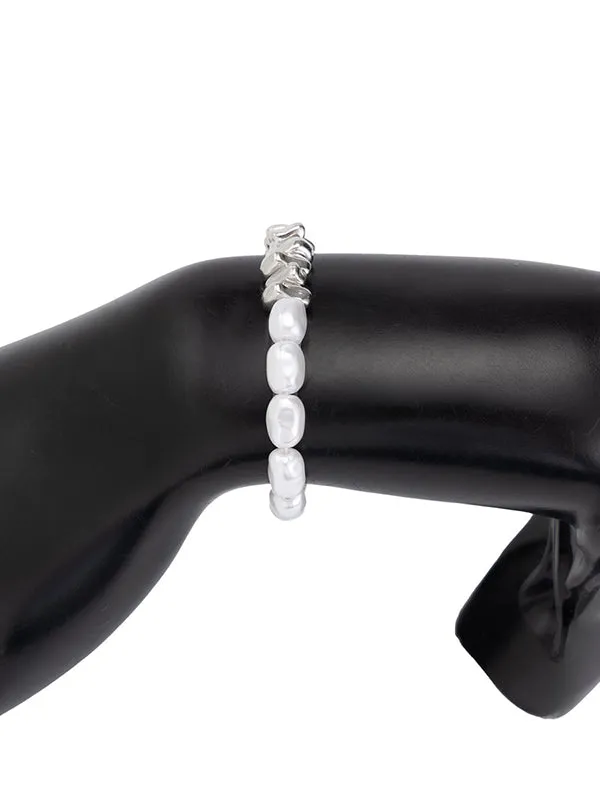 Asymmetric Beaded Geometric Bracelet Accessories   Dainty Necklaces Accessories Two Pieces