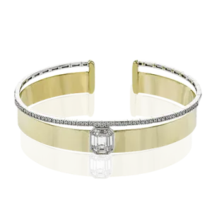 Bangle in 18K Gold with Diamonds LB2402 2T 18K X 2T