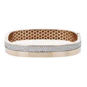 Bangle in 18k Gold with Diamonds LB2407 WHITE 18K X WHITE-ROSE