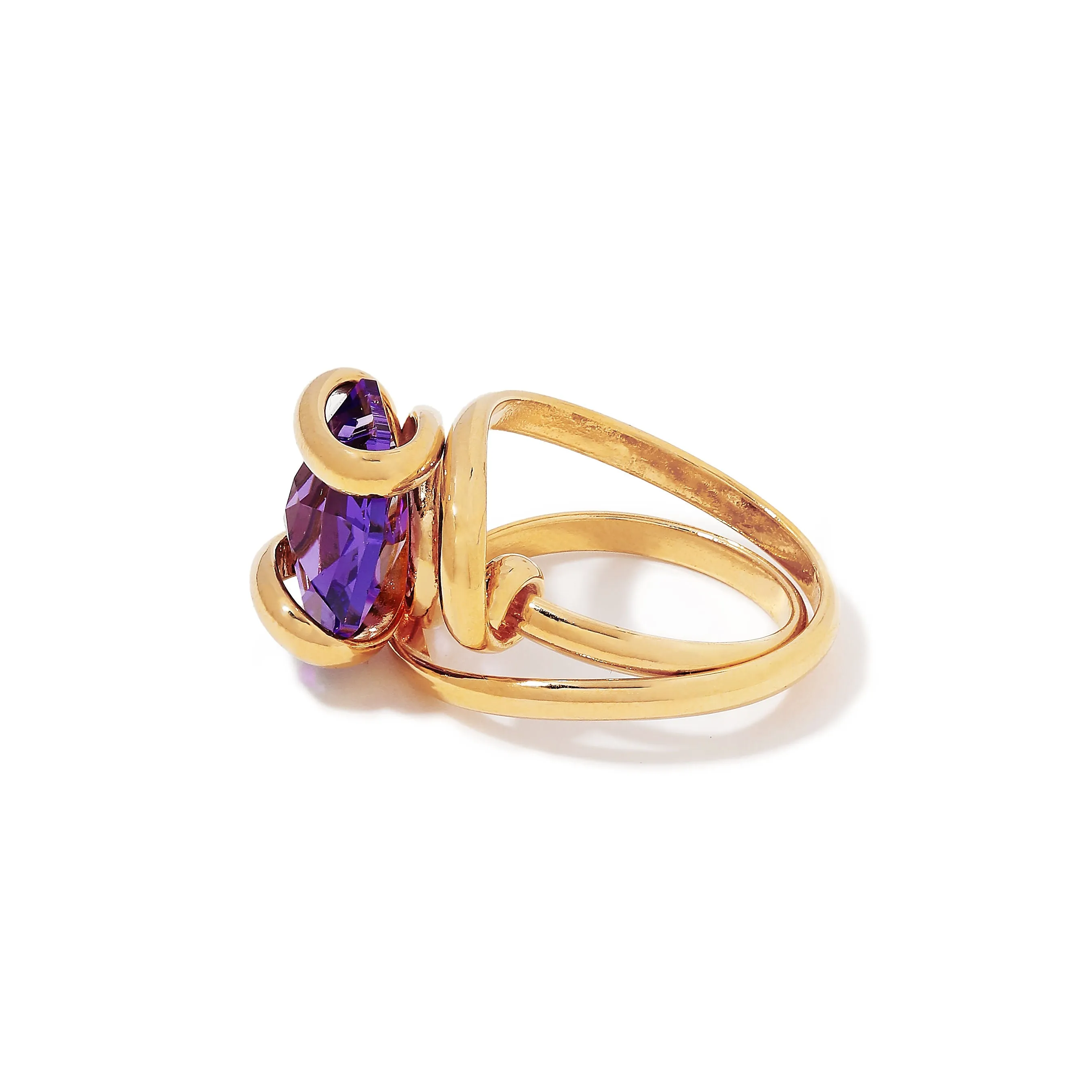 Beacon Ring in Amethyst