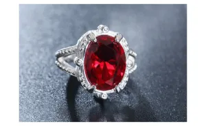 Beautiful lady ring pretty fashion Wedding silver Plated women ring