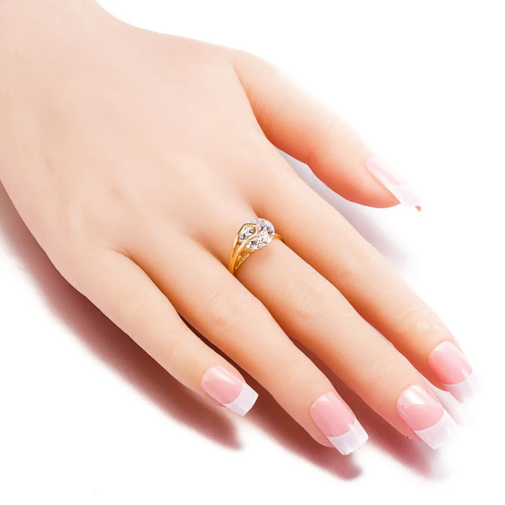 Big Crystal Stone Zircon Wedding Ring for Women