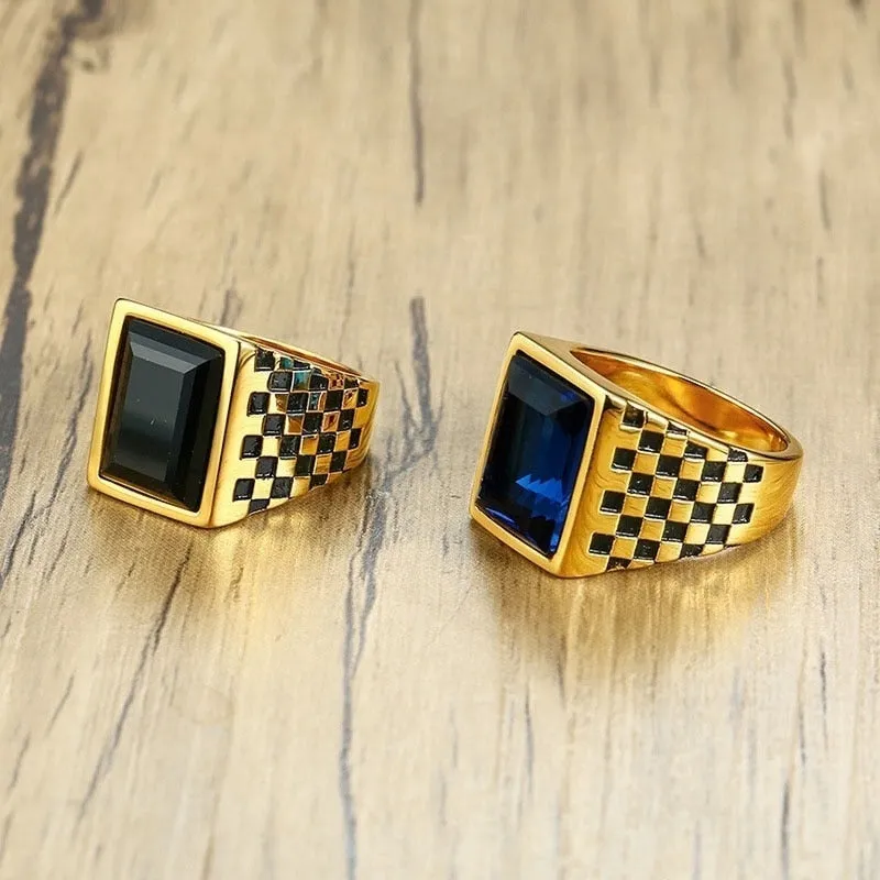 Bohemian Crystal Inlaid Ring