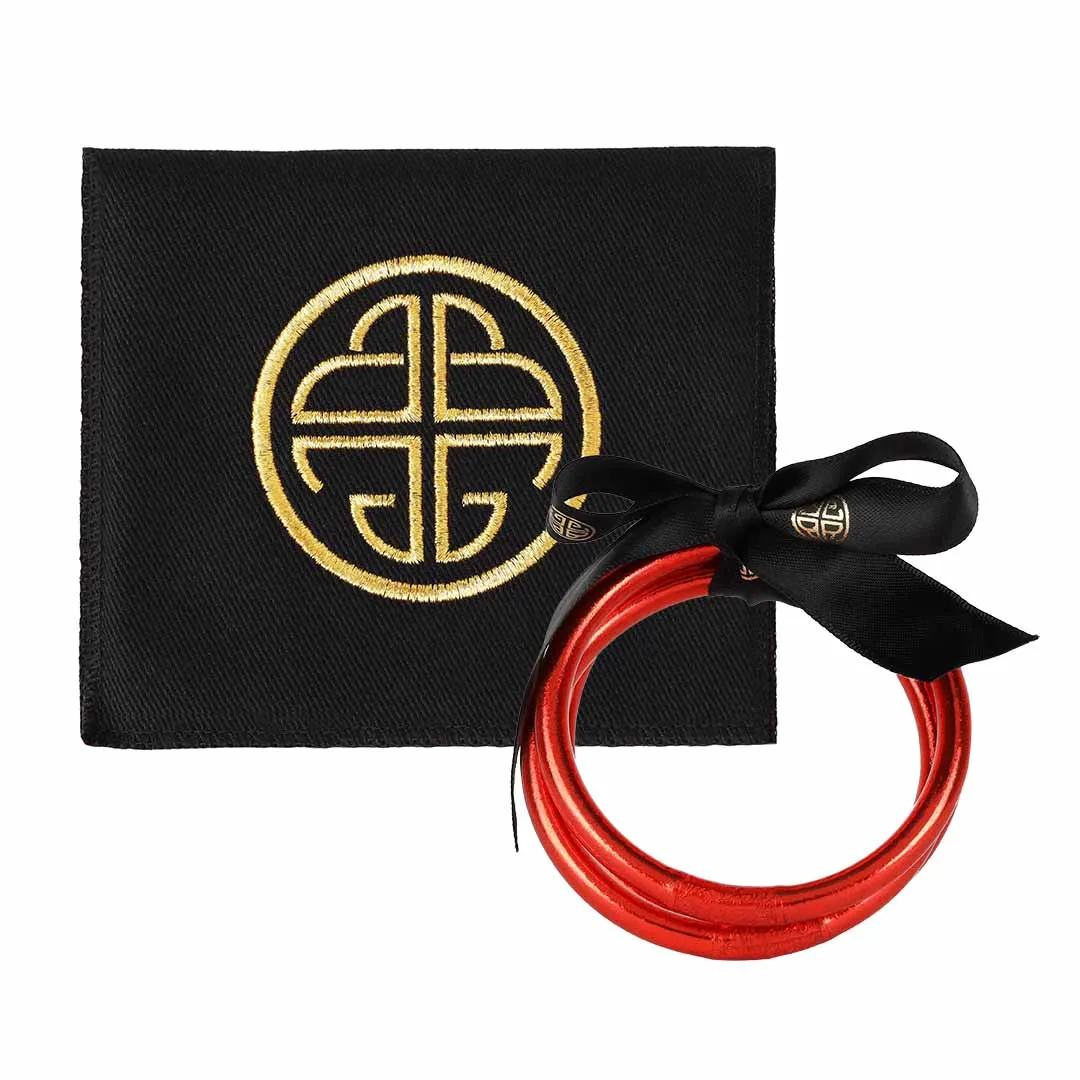 BuDha Girl:  All Weather Bangles® (AWB®) -Crimson Red