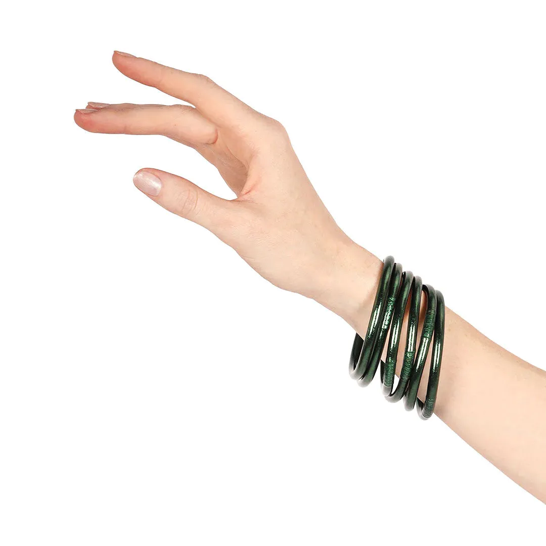 BuDhaGirl: All Weather Bangles® (AWB®) -  Frond Green
