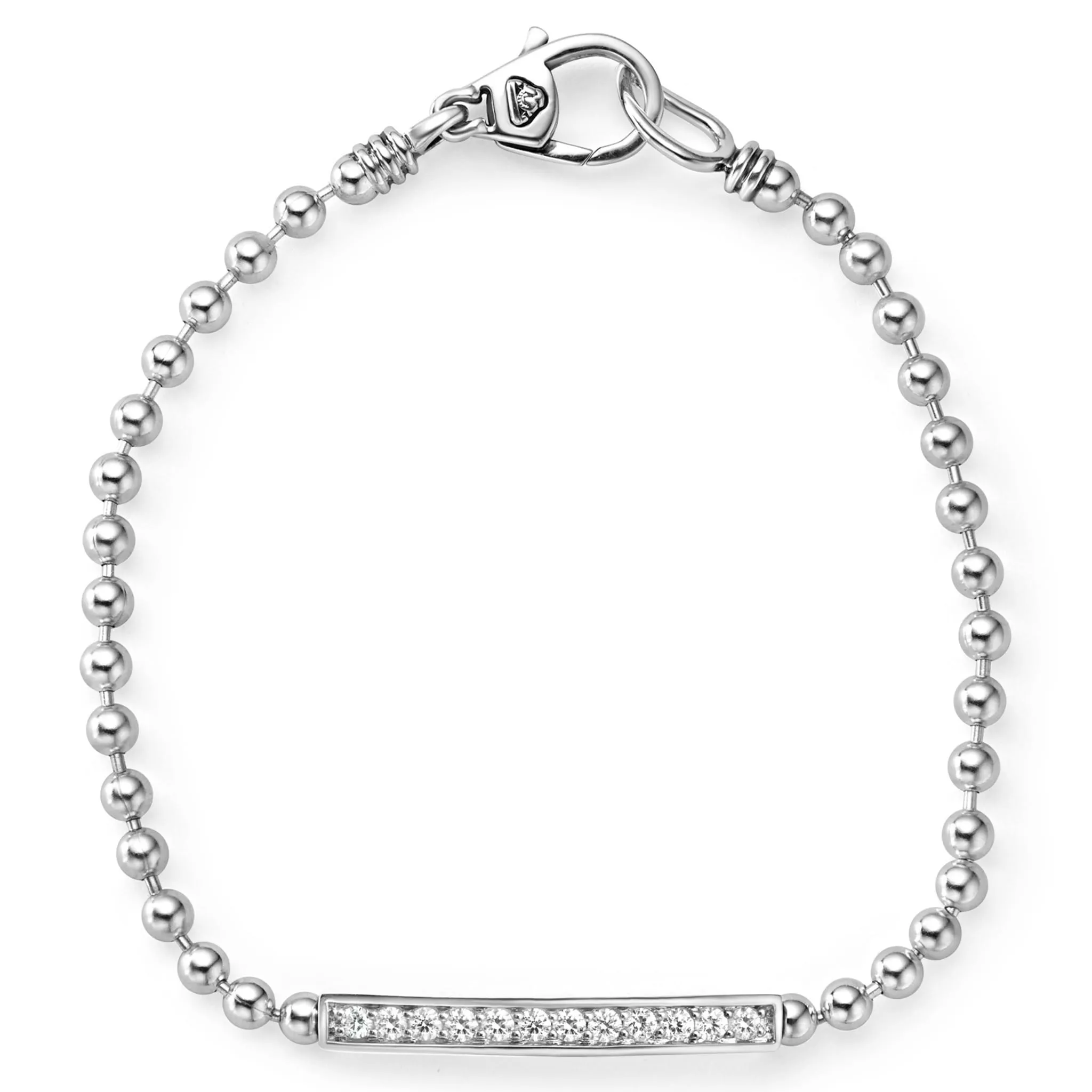 Caviar Spark Silver and Diamond Bangle Gift Set