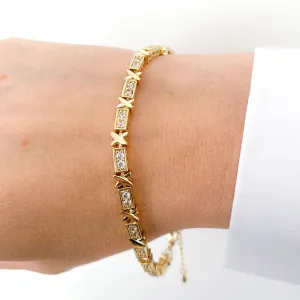 Clarissa Cris Cross Bracelet