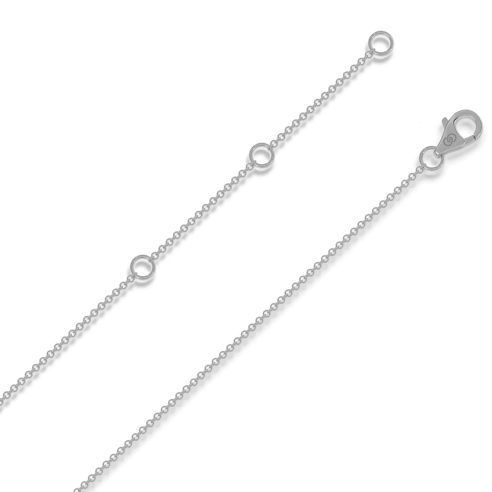 Classica VVS1 Asscher Cut Moissanite Solitaire Necklace
