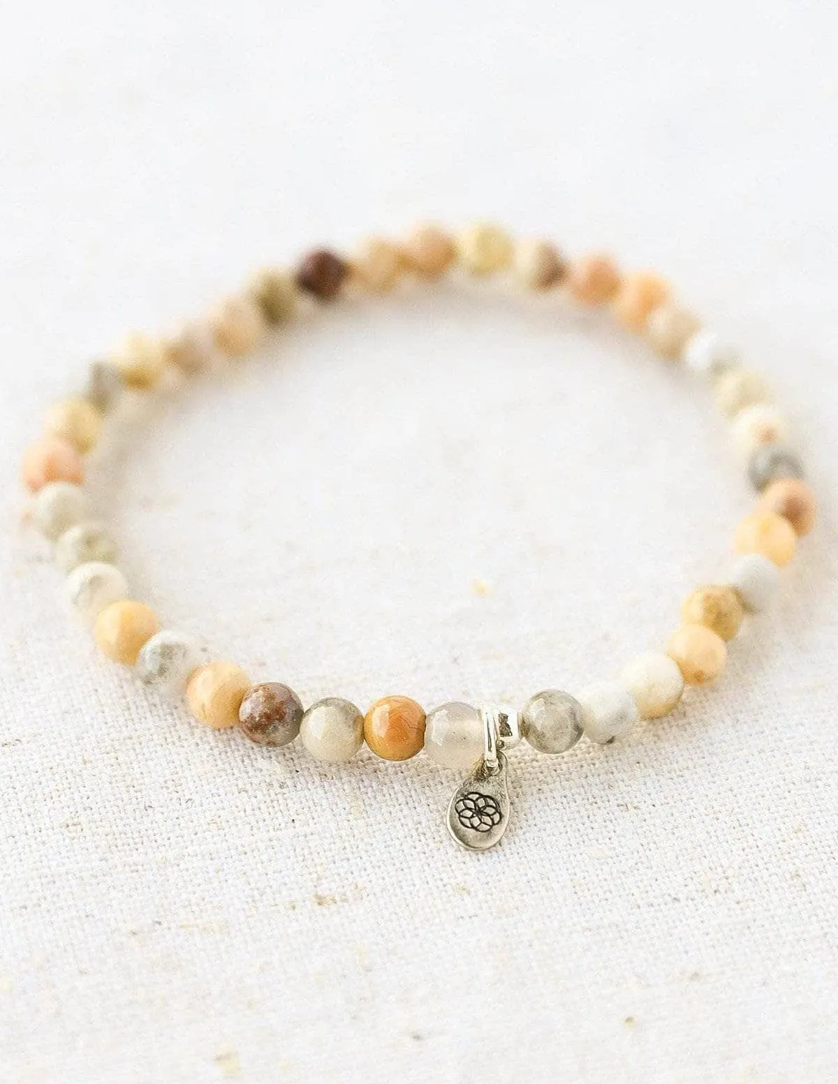 Crazy Lace Agate Mini Gemstone Bracelet