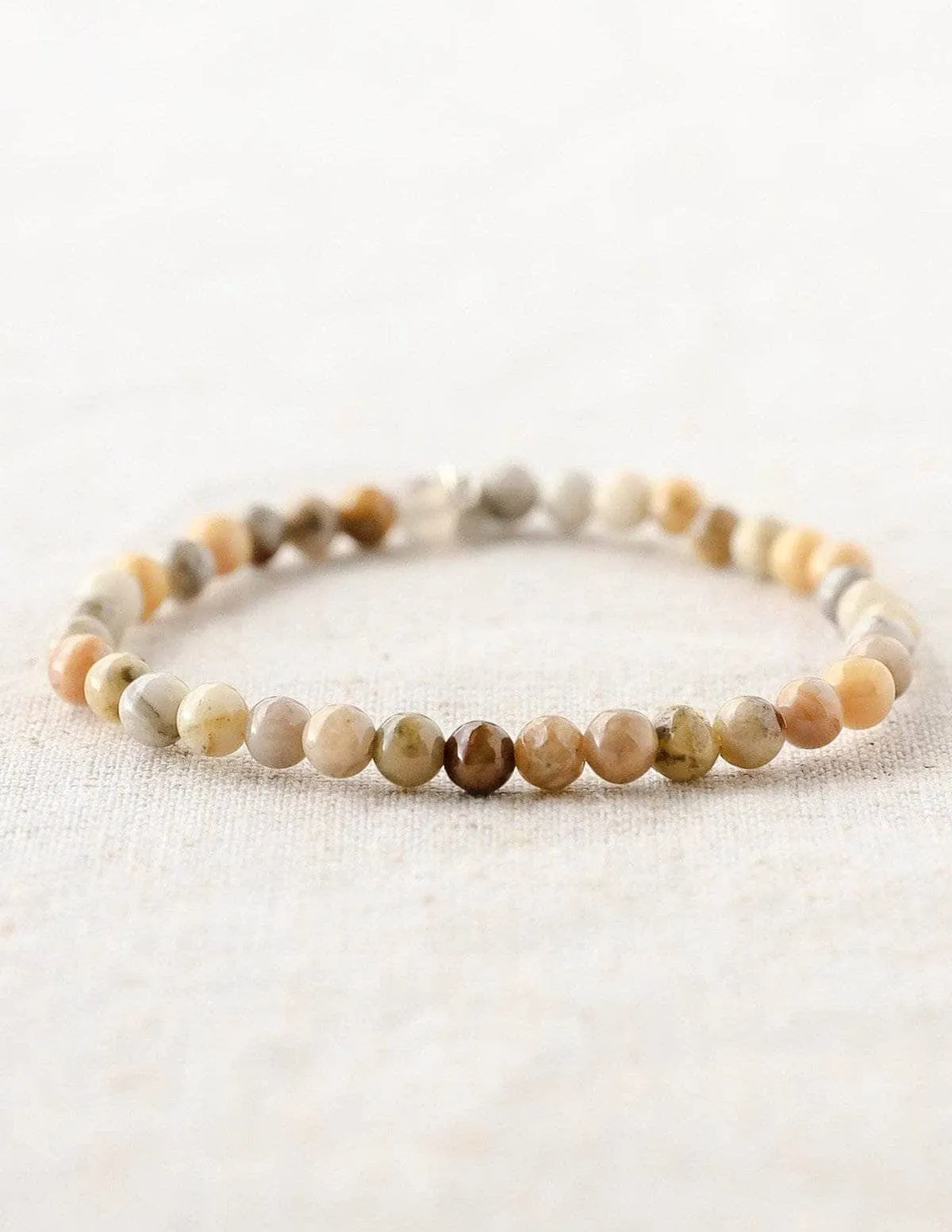 Crazy Lace Agate Mini Gemstone Bracelet