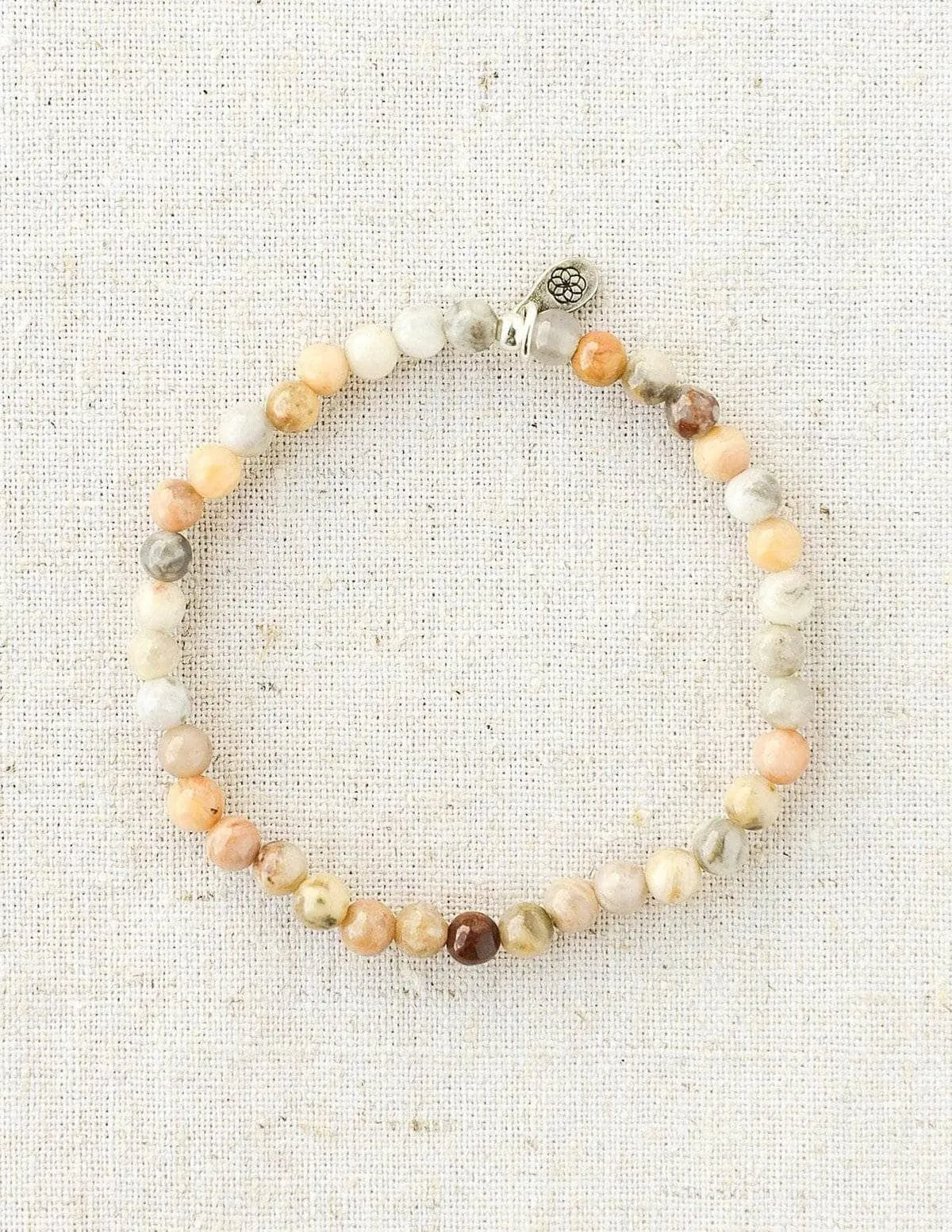 Crazy Lace Agate Mini Gemstone Bracelet