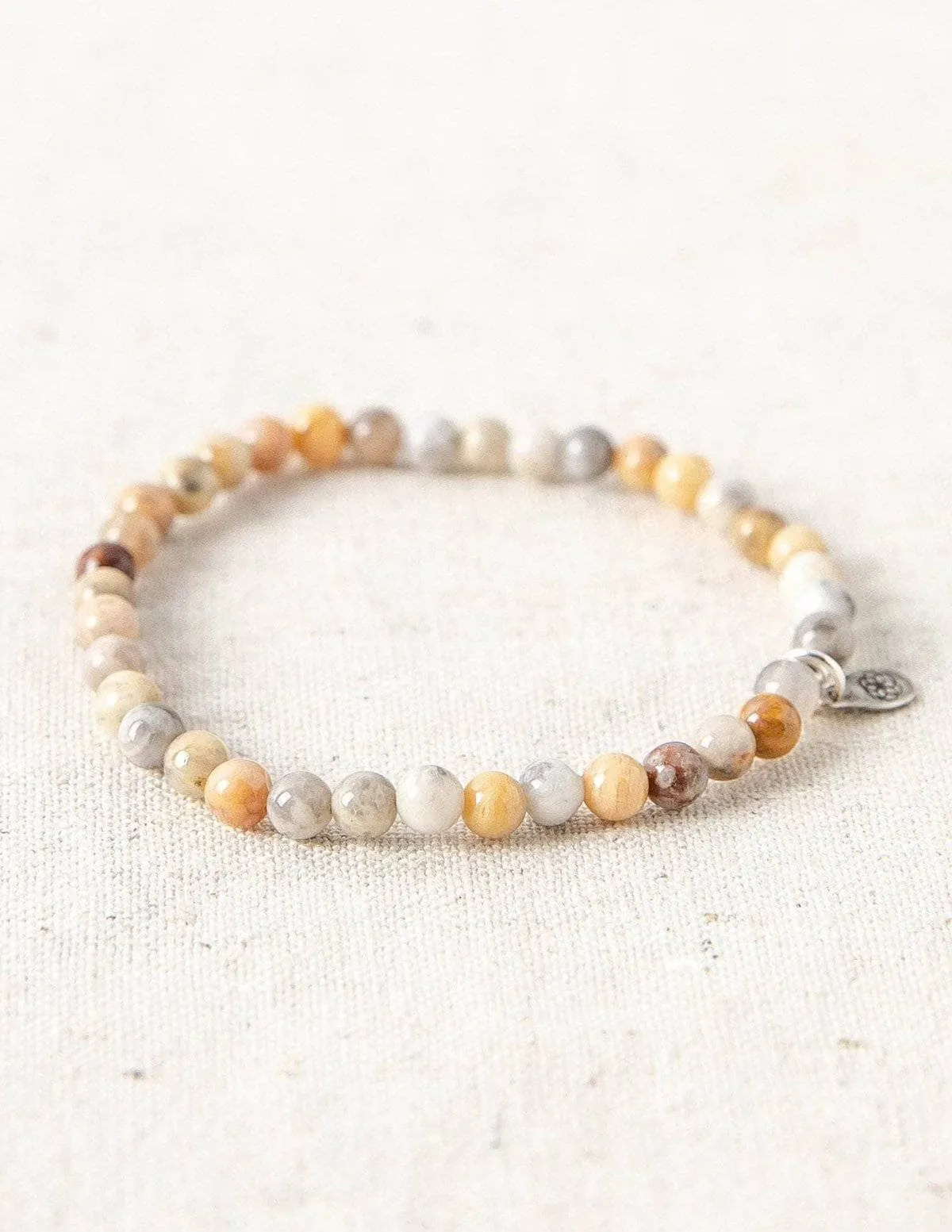 Crazy Lace Agate Mini Gemstone Bracelet