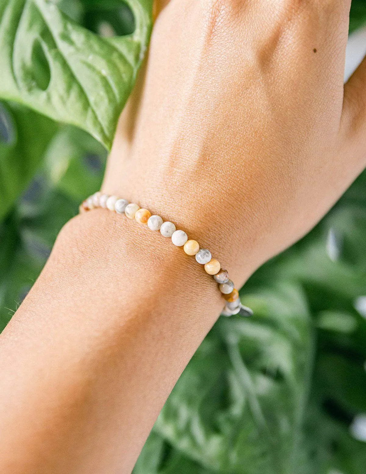 Crazy Lace Agate Mini Gemstone Bracelet