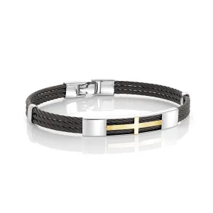 Cross Cable Bracelet