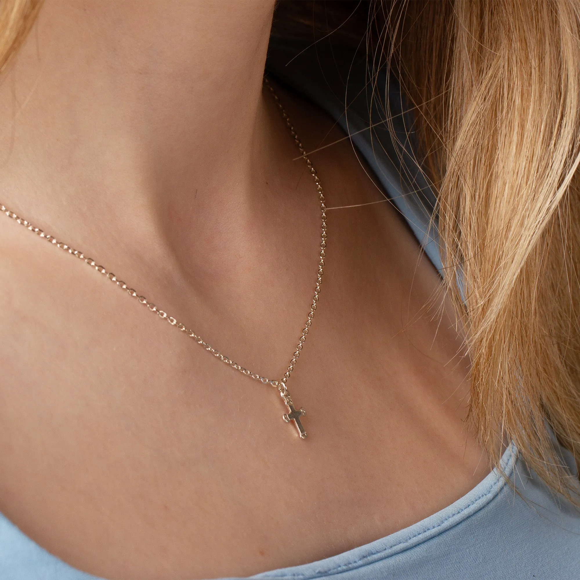 Cross Necklace - Sterling Silver