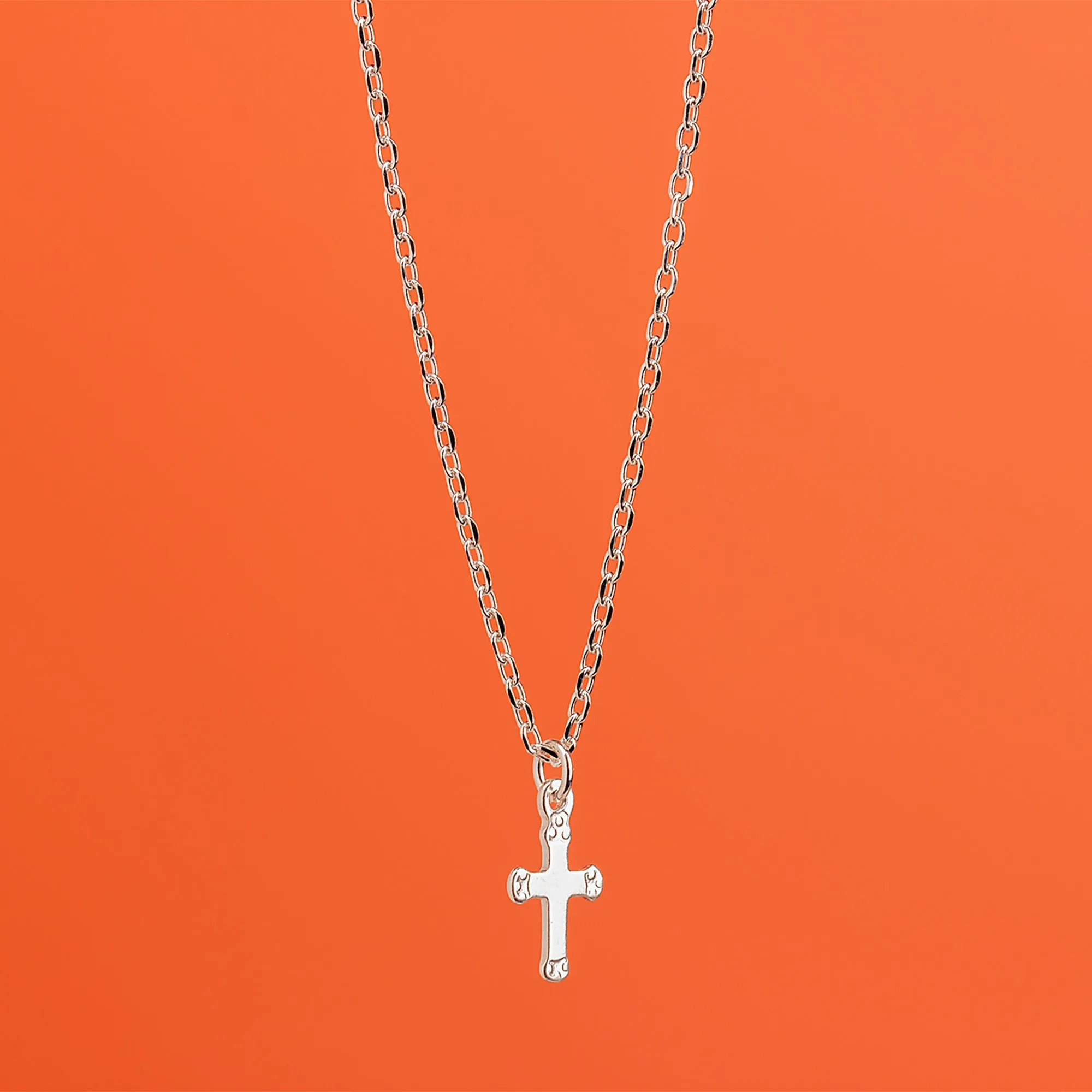 Cross Necklace - Sterling Silver