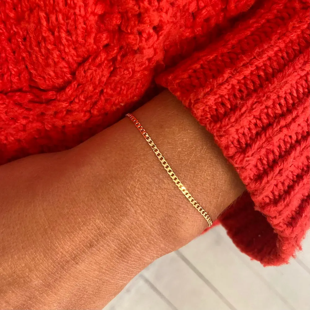 CURB CHAIN BRACELET