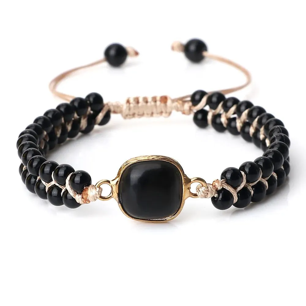 Dark Stone Bracelets Shapes Collection
