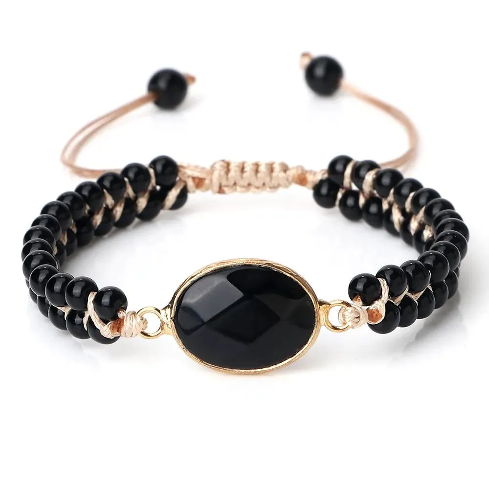 Dark Stone Bracelets Shapes Collection