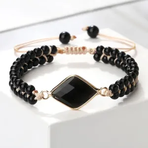 Dark Stone Bracelets Shapes Collection