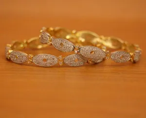 Diamond Look American Diamond Studded Bangles