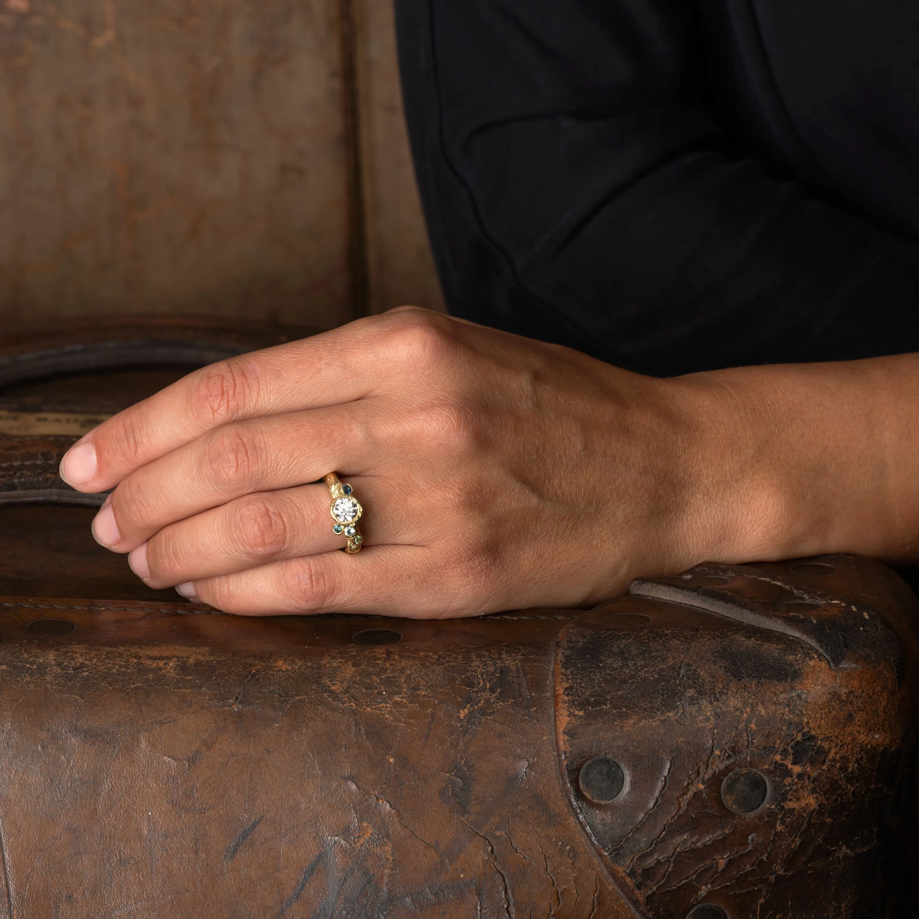 Diamond Tide Pool Ring
