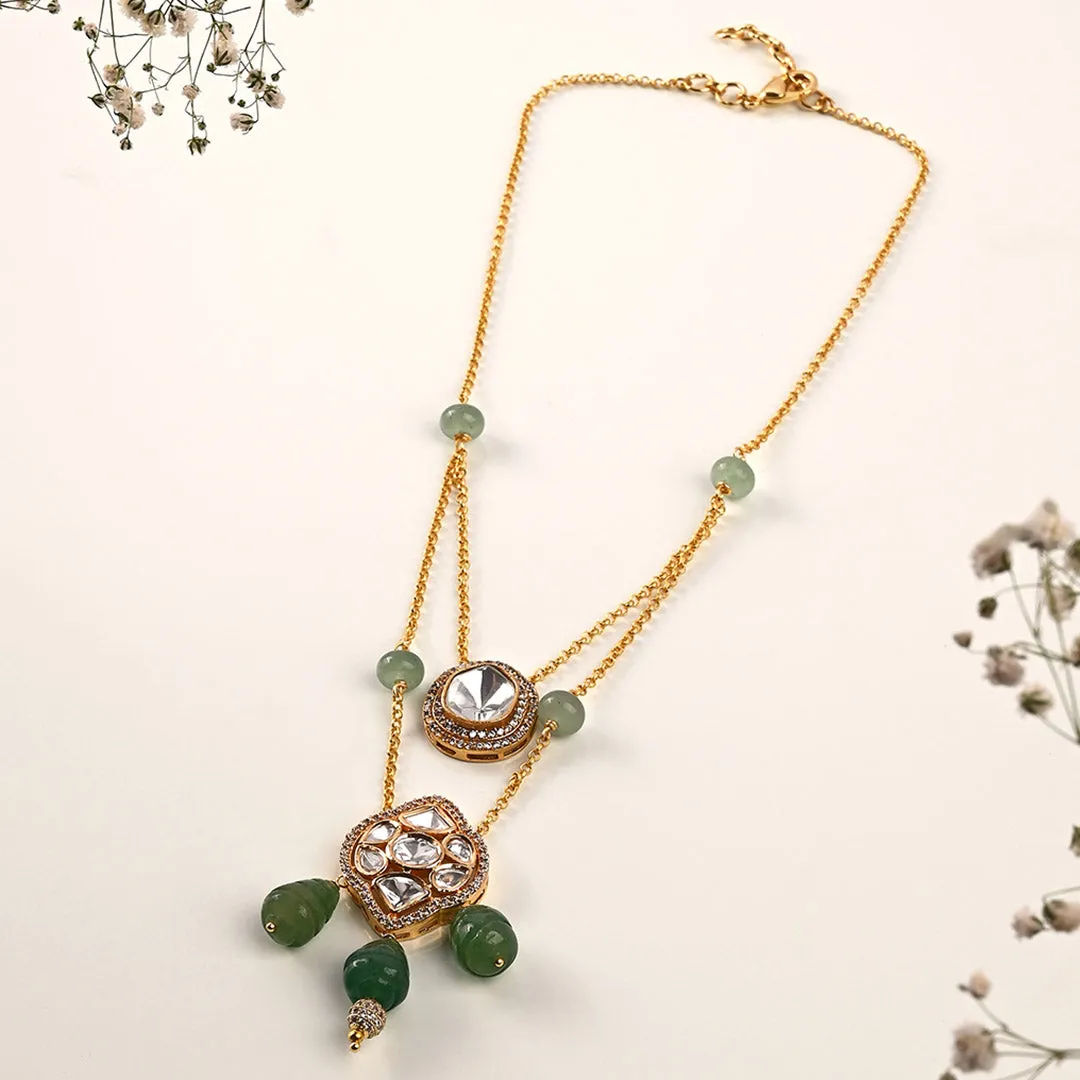 Double Layered Dainty Necklace - JUJBR23N19