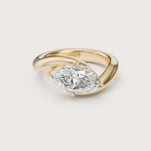 Drift Marquise East West Solitaire
